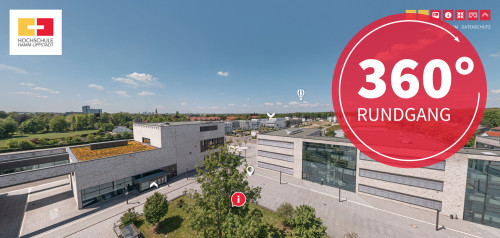 360° Rundgang vom Campus Hamm der Hochschule Hamm-Lippstadt.