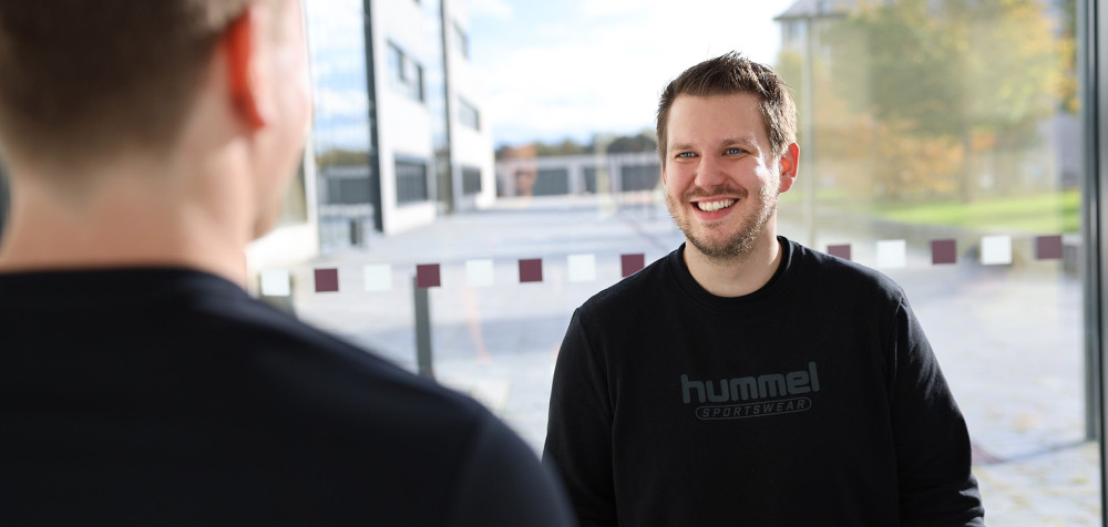 Foto Sven Müller auf dem Campus