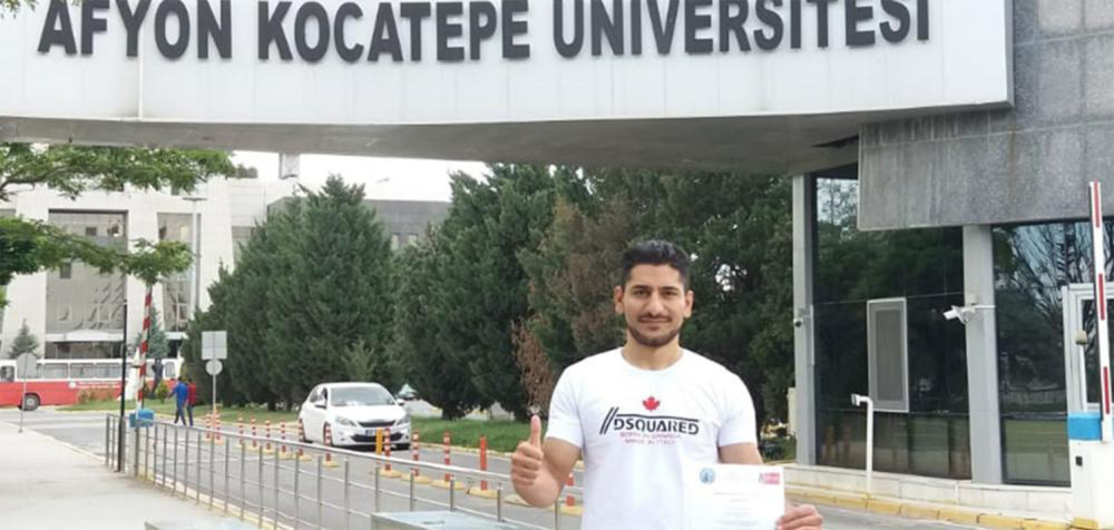 Abdülkadir Erinc, 5. Semester "Technisches Management und Marketing", Auslandssemester in Ayfon