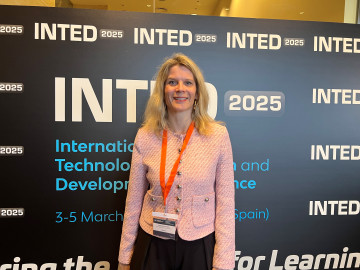 Prof. Dr. Jessica Stemann besuchte Anfang März die INTED-Konferenz in Valencia