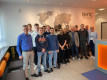 Gruppenfoto von MTR-Studierenden der HSHL mit Prof. Krome bei BHTC.