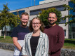 von links nach rechts: Benjamin Jürgenliemke, Laura Kroll und Kevin Schwedler