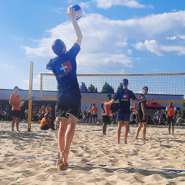 Beachvolleyball bei der Campus Challenge 2023