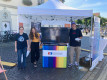 Stand der HSHL bei "FREI ZEIT STADT" auf dem Rathausplatz Lippstadt