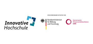 Förderlogo Innovative Hochschule mit BMBF-Logo